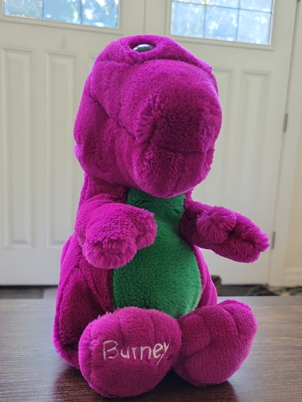 Barney Plush Stuffed Toy - Purple And Green